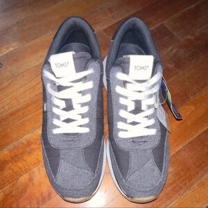 TOMS Black and White Women's Sneakers